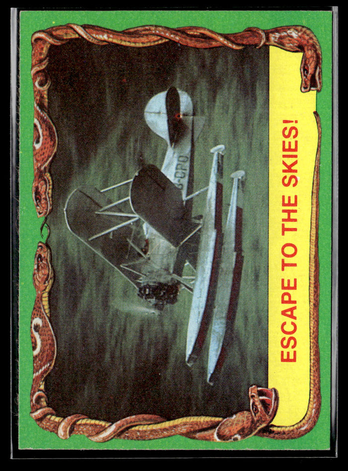 1981 Topps Raiders of the Lost Ark #16 Escape To The Skies!