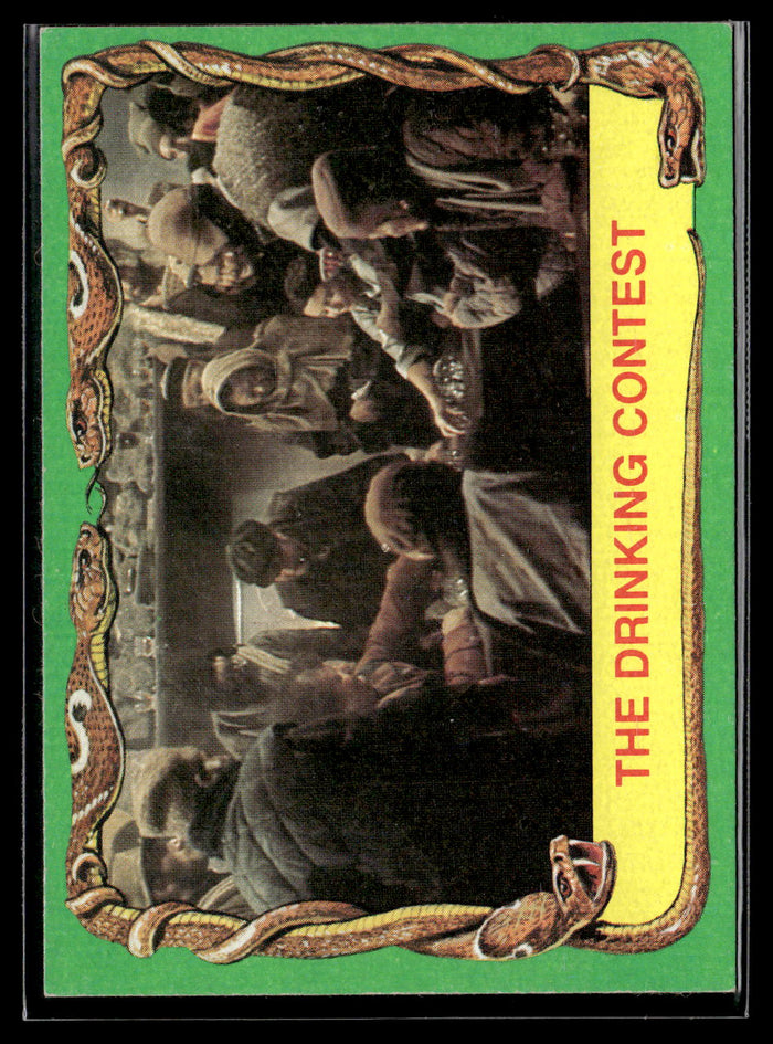 1981 Topps Raiders of the Lost Ark #21 The Drinking Contest