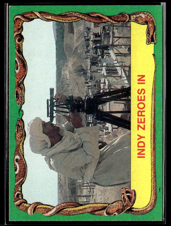 1981 Topps Raiders of the Lost Ark #47 Indy Zeroes In