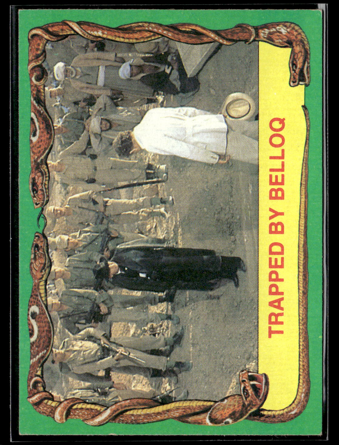 1981 Topps Raiders of the Lost Ark #54 Trapped By Belloq