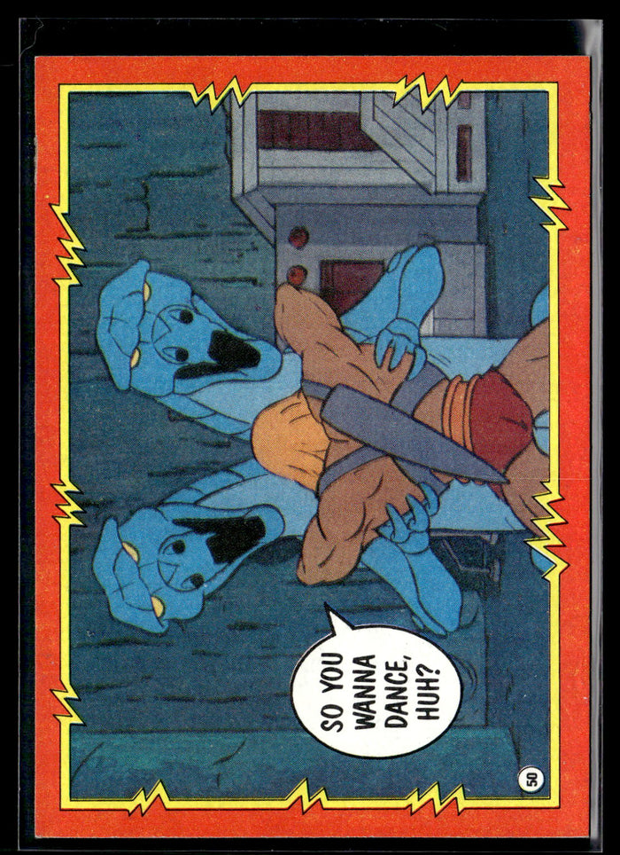 1984 Topps Masters of the Universe #50 Man Against Monster!