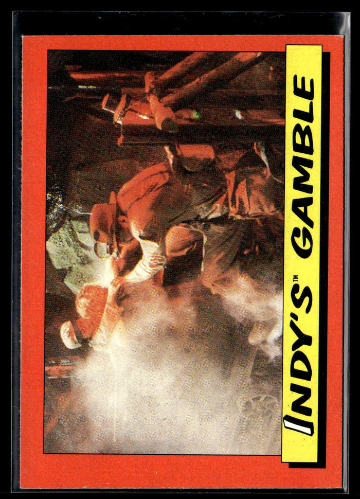 1984 Topps Indiana Jones and the Temple of Doom #70 Indy's Gamble