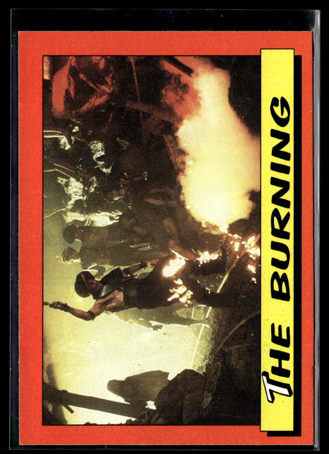 1984 Topps Indiana Jones and the Temple of Doom #47 The Burning