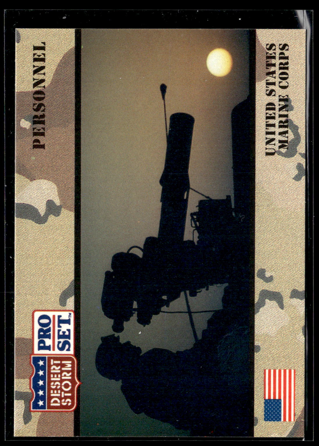 1991 Pro Set Desert Storm #121 United States Marine Corps