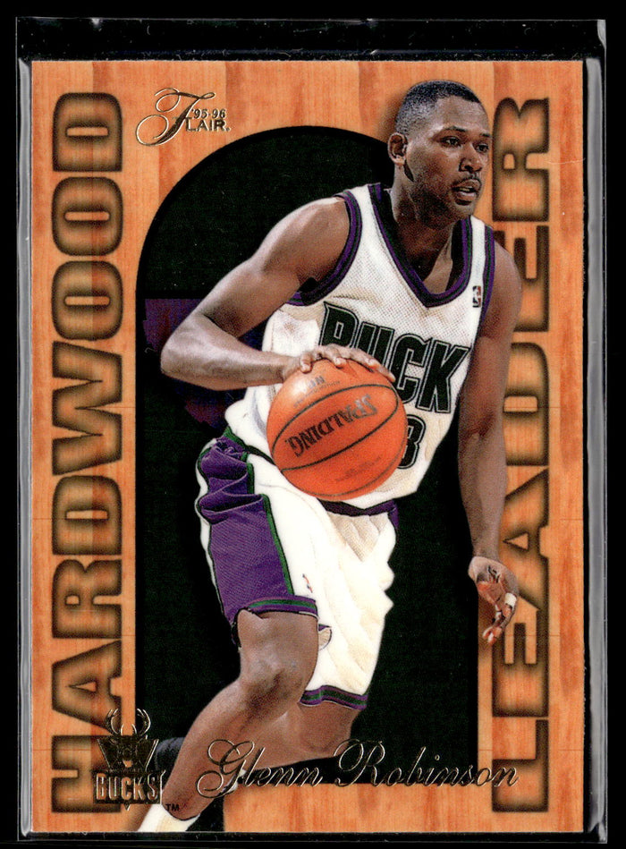 1995-96 Fleer #15 Glenn Robinson Flair Hardwood Leader