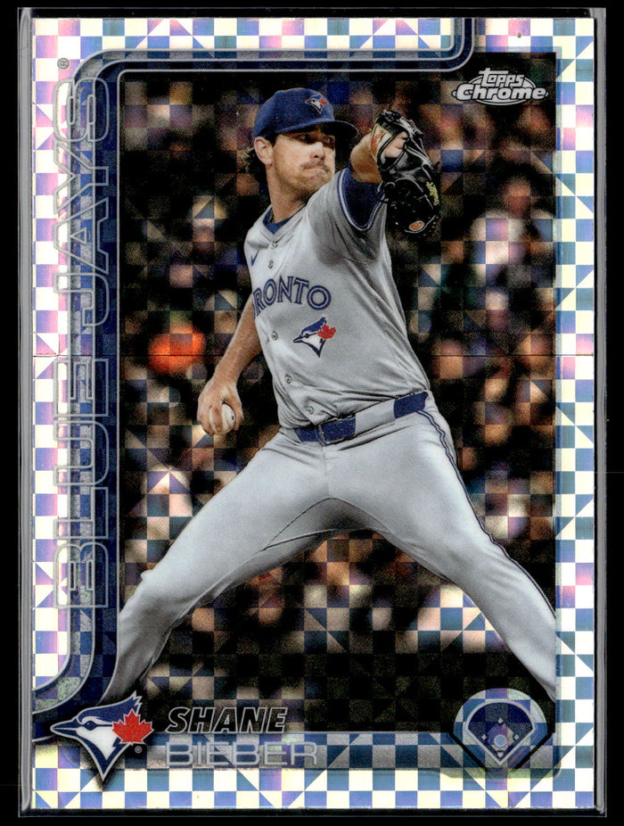 2025 Topps Chrome Update #USC52 Shane Bieber X-Fractors