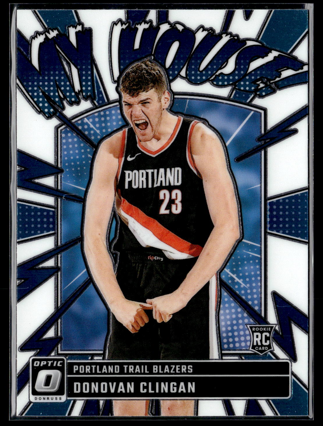 2024-25 Donruss Optic #1 Donovan Clingan My House