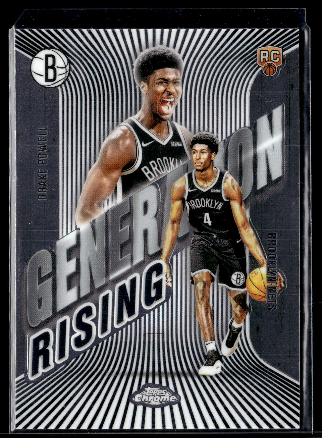 2025-26 Topps Chrome #GR-17 Drake Powell Generation Rising