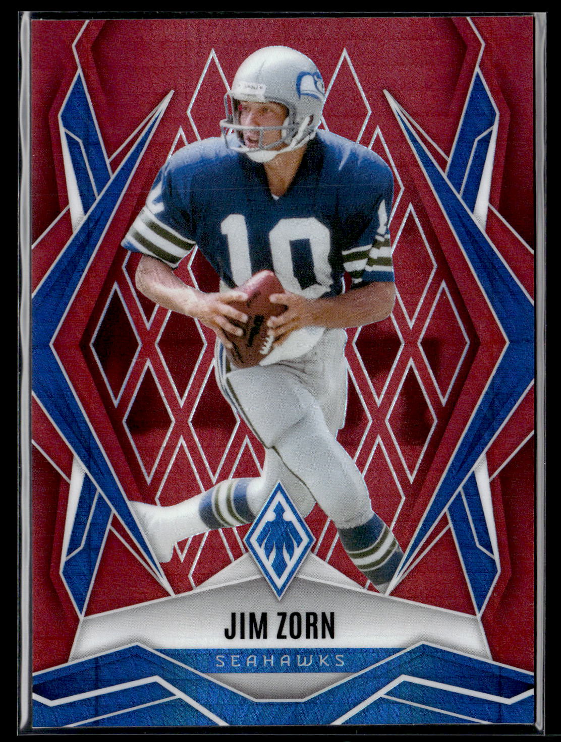 2025 Panini Phoenix #139 Jim Zorn Red Hyper Prizm