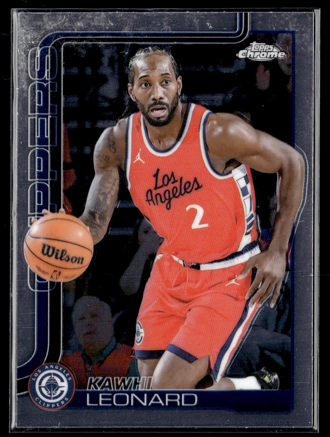 2025-26 Topps Chrome #44 Kawhi Leonard