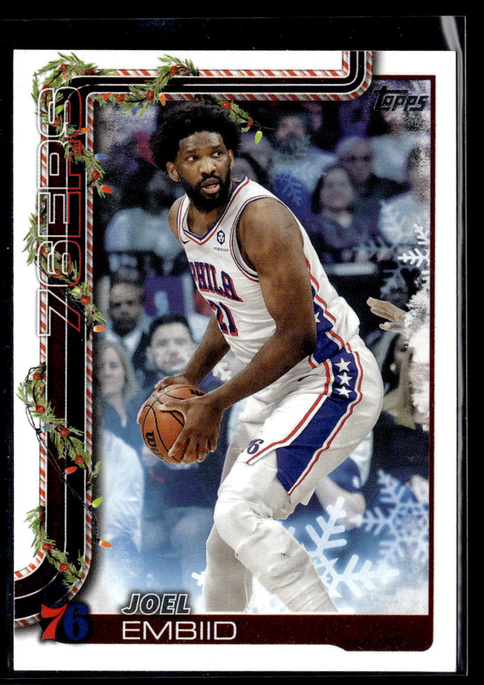 2025-26 Topps Holiday #H18 Joel Embiid