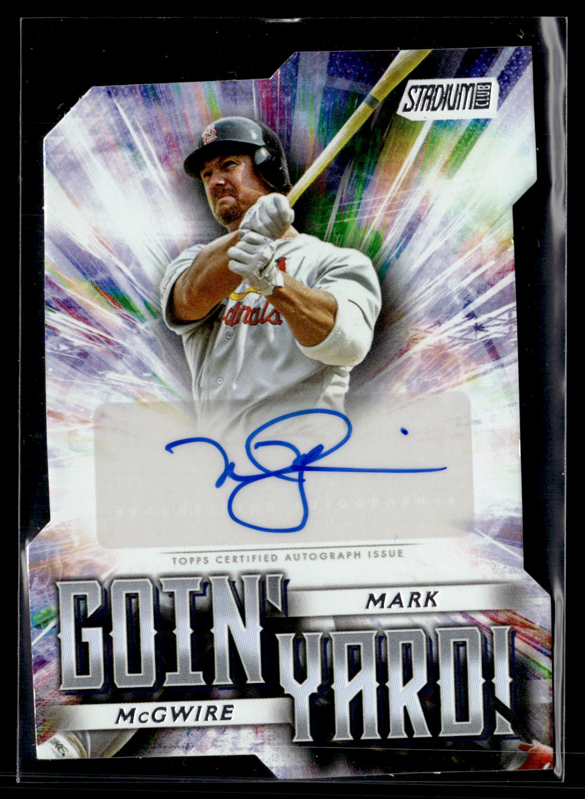2025 Stadium Club #GYA-MMC Mark McGwire Goin Yard Autographs