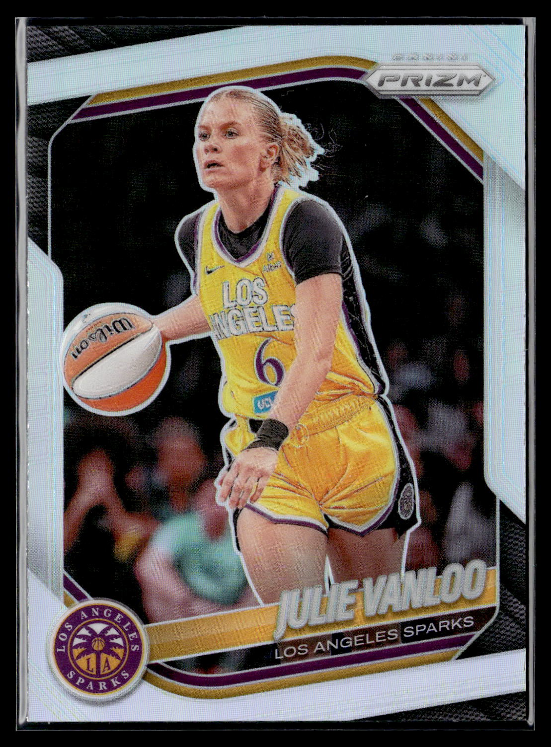 2025 Panini Prizm WNBA #132 Julie Vanloo Silver Prizms