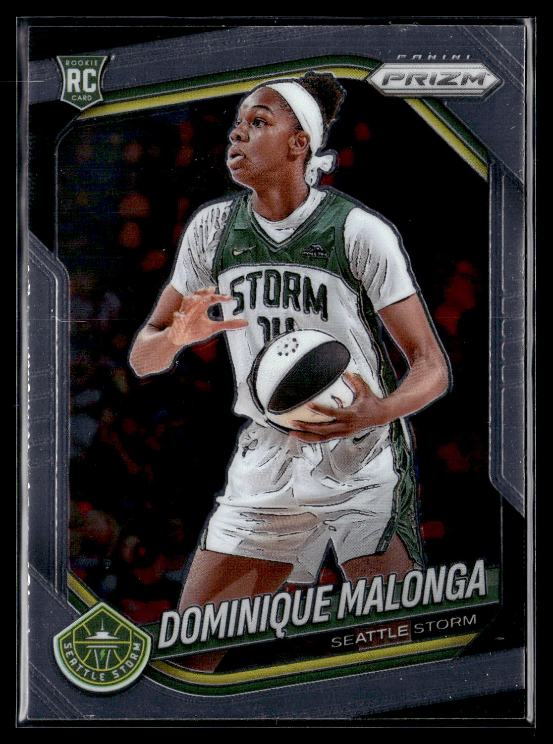 2025 Panini Prizm WNBA #116 Dominique Malonga Rookie