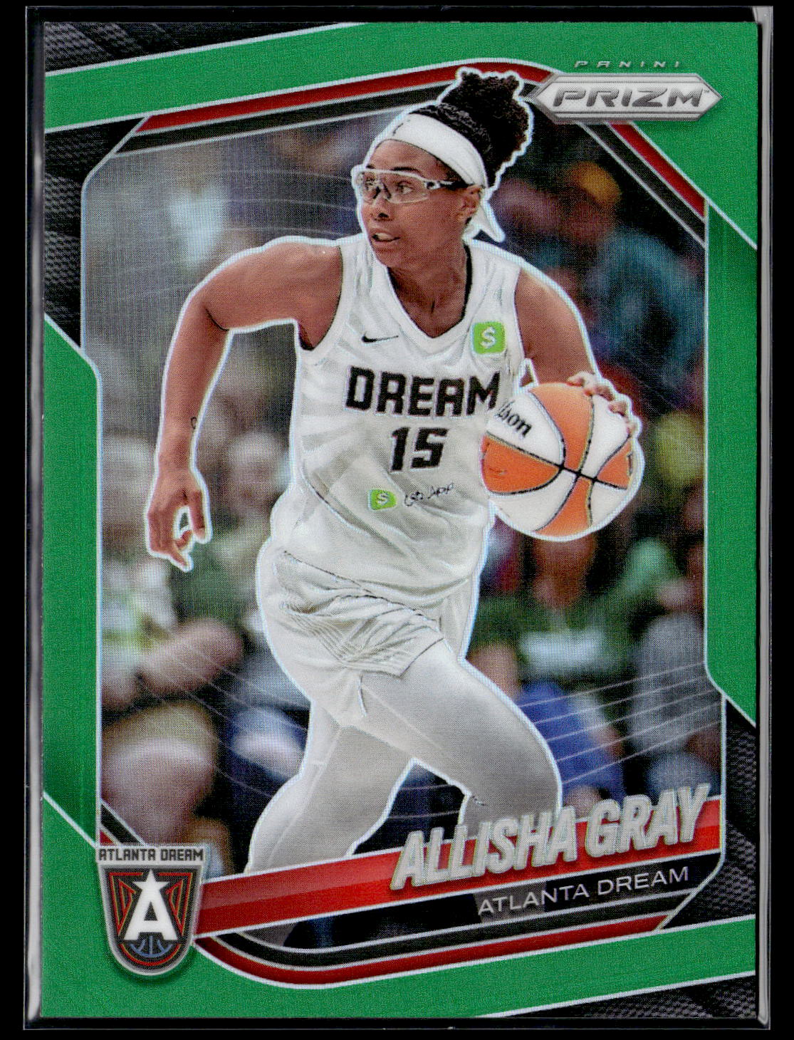 2025 Panini Prizm WNBA #16 Allisha Gray Green Prizms