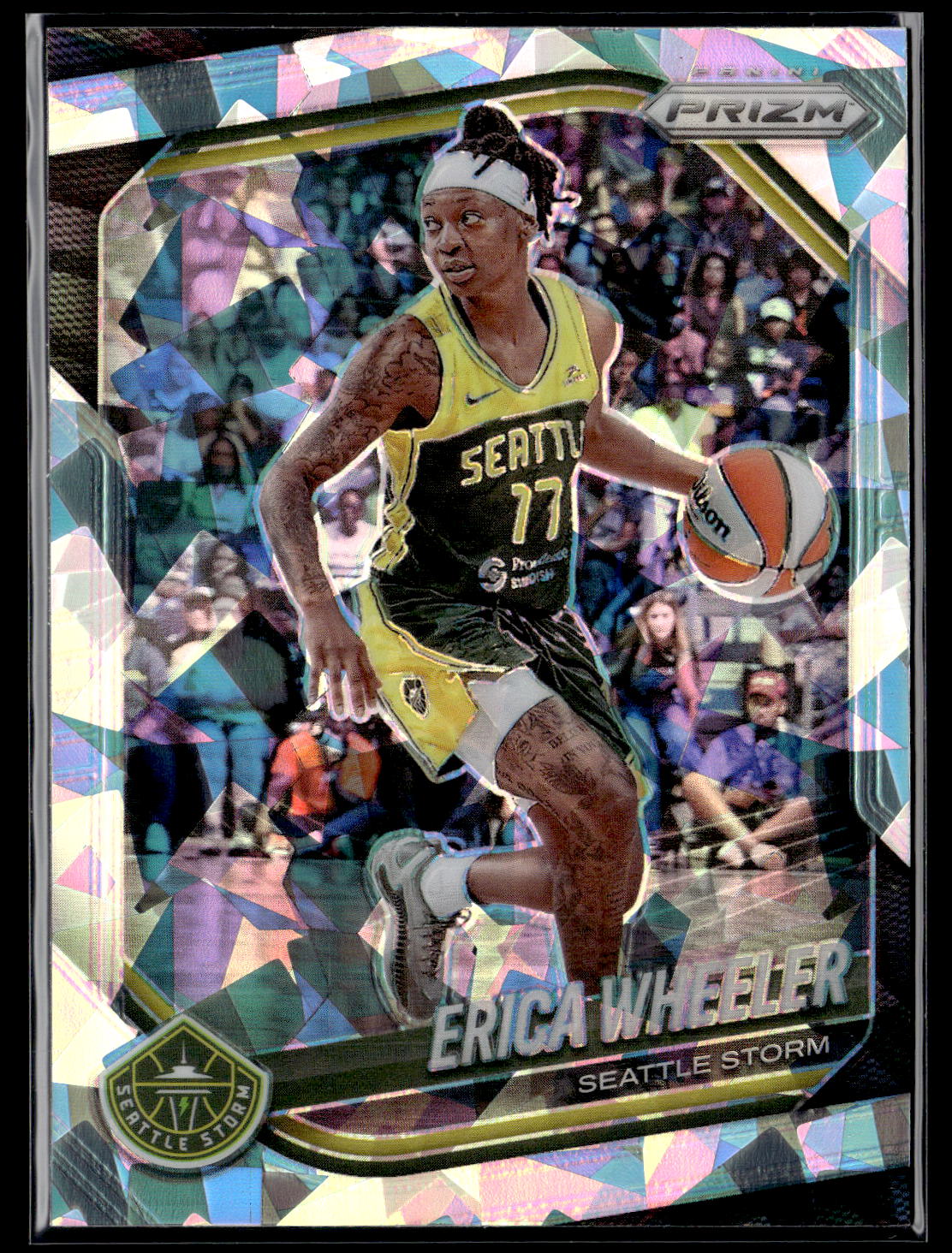 2025 Panini Prizm WNBA #125 Erica Wheeler Ice Prizms