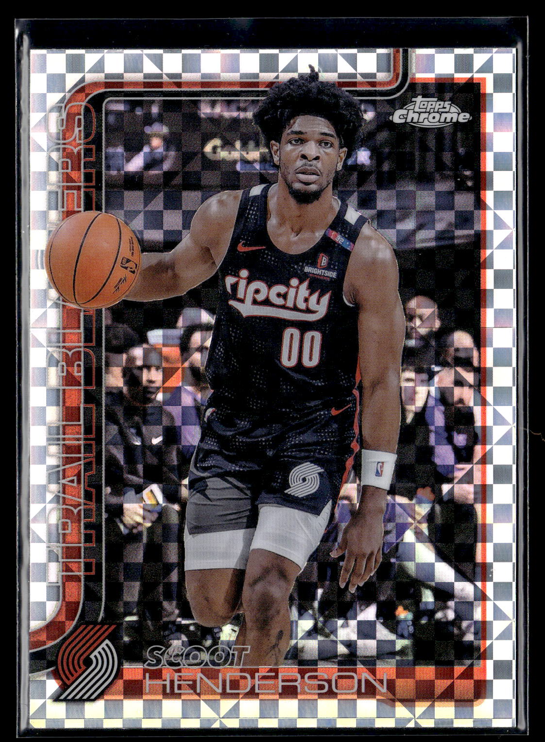 2025-26 Topps Chrome #166 Scoot Henderson X-Fractor