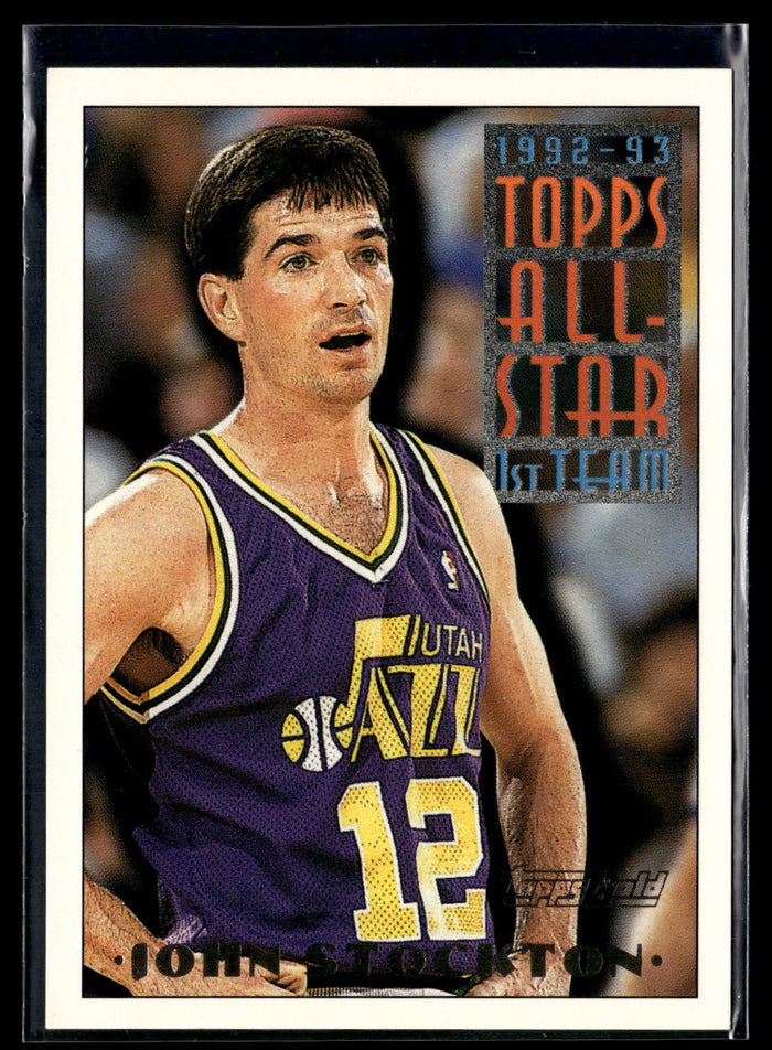 1993-94 Topps #102 John Stockton Gold