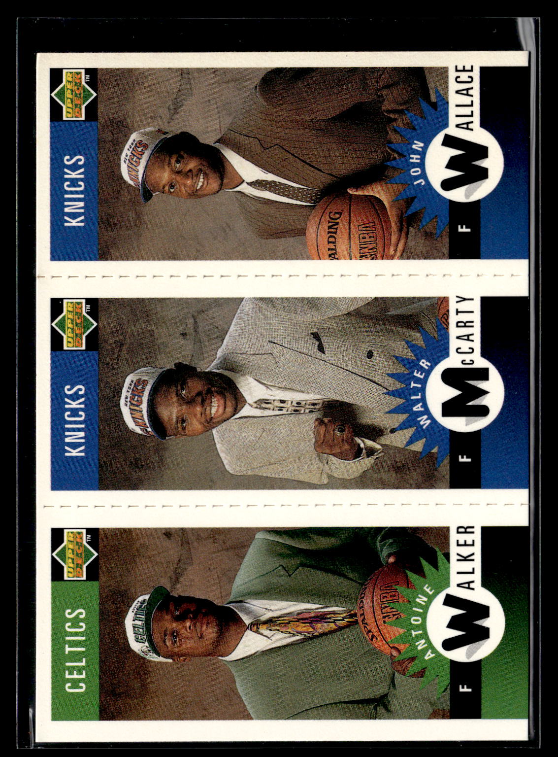 1996-97 Collector's Choice #M96/M147/M148 Walker / McCarty / Wallace