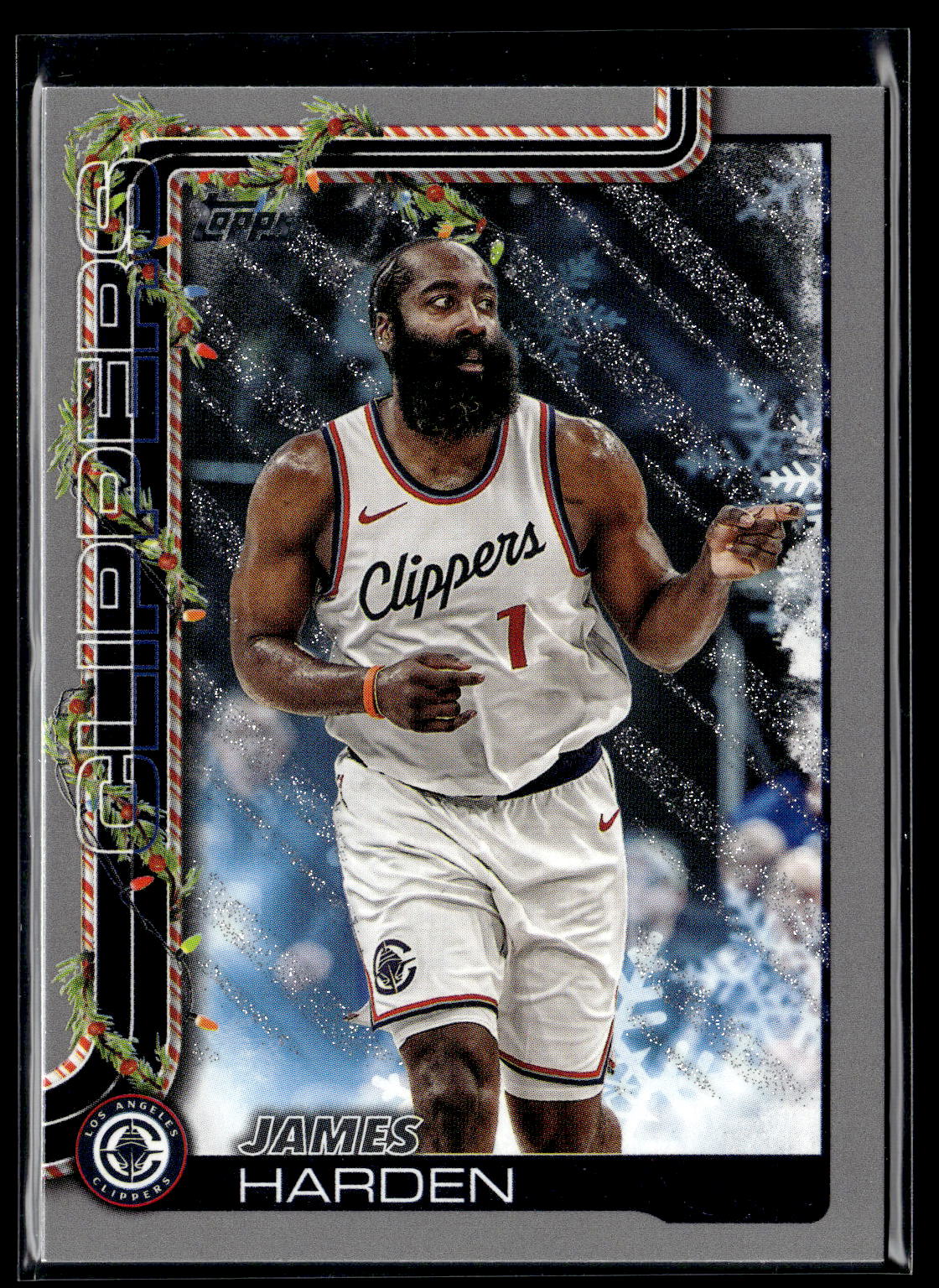2025-26 Topps Holiday #H113 James Harden Glitter Holiday