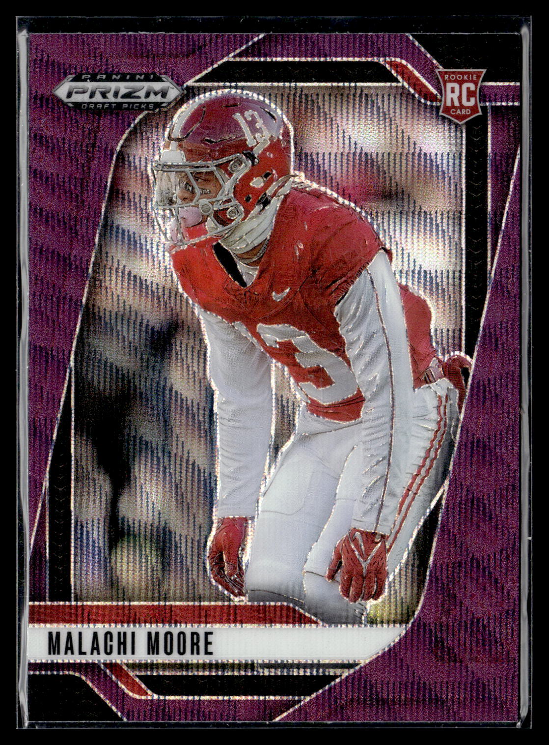2025 Panini Prizm Draft Picks #4 Malachi Moore Prizms Purple Wave