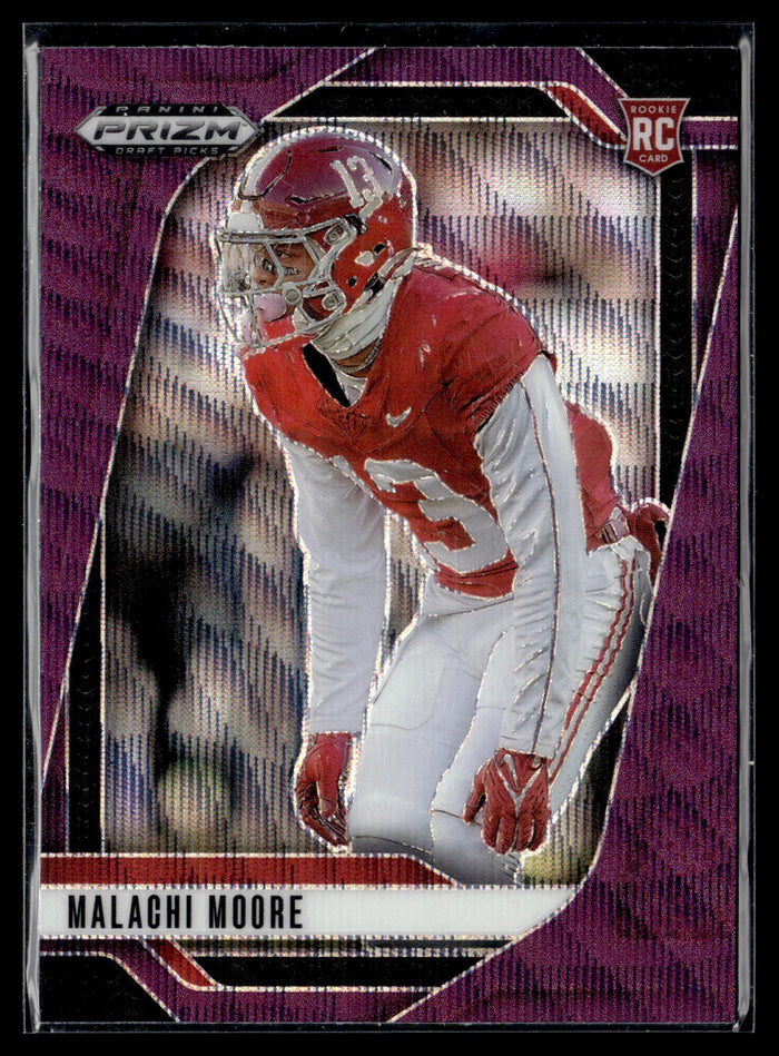 2025 Panini Prizm Draft Picks #4 Malachi Moore Prizms Purple Wave