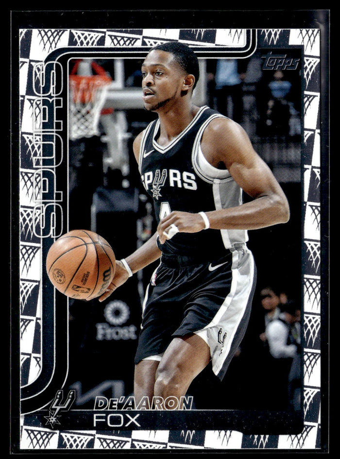 2025-26 Topps #196 De'Aaron Fox Season Tip Off