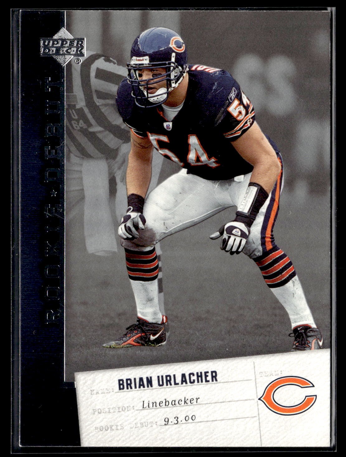2006 Upper Deck Rookie Debut #17 Brian Urlacher Holofoil