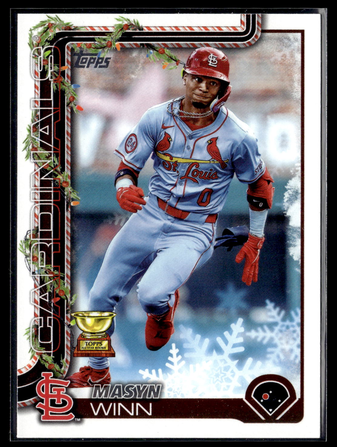 2025 Topps Holiday #H193 Masyn Winn