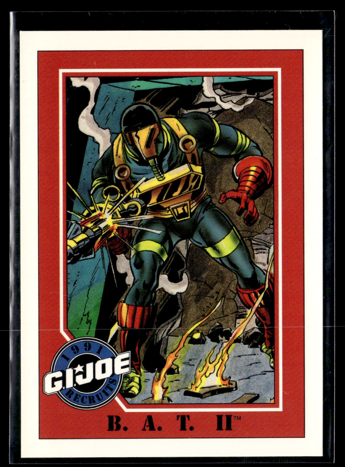 1991 Impel G.I. Joe #134 B.A.T. II
