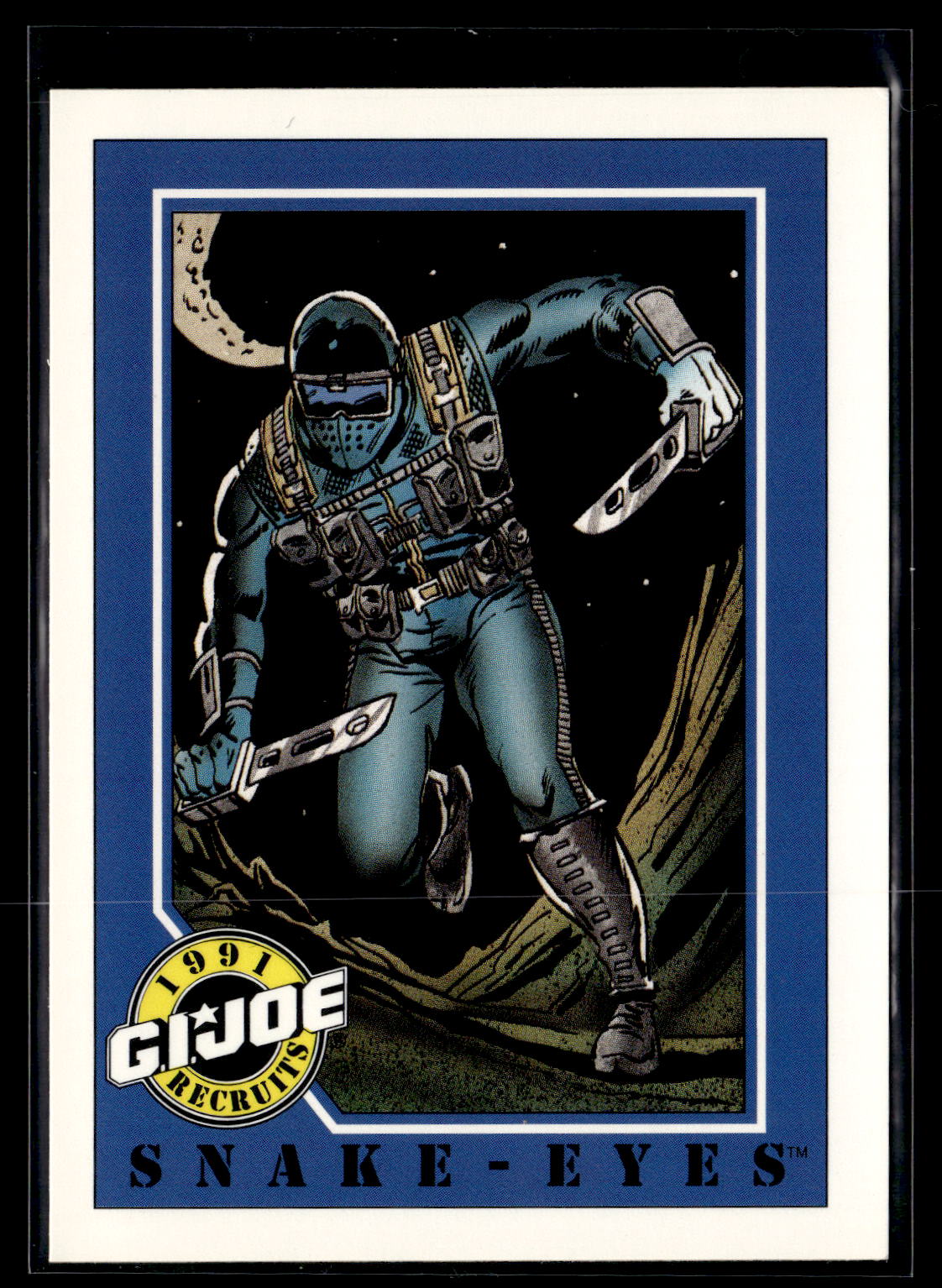 1991 Impel G.I. Joe #135 Snake-Eyes