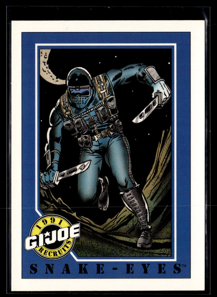 1991 Impel G.I. Joe #135 Snake-Eyes