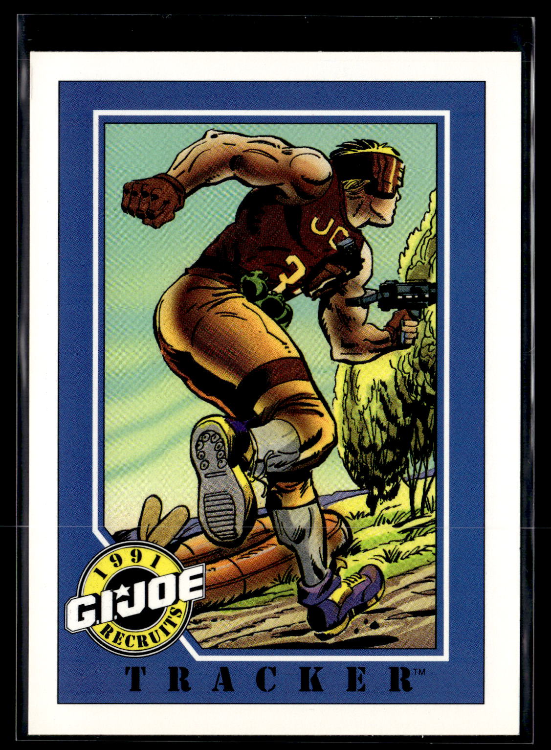 1991 Impel G.I. Joe #136 Tracker