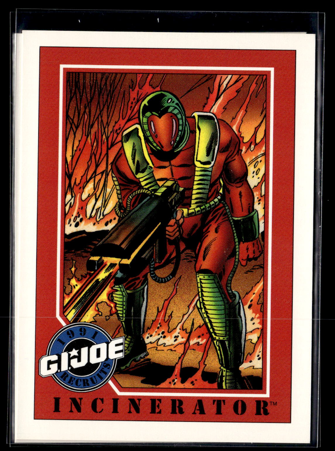 1991 Impel G.I. Joe #127 Incinerator