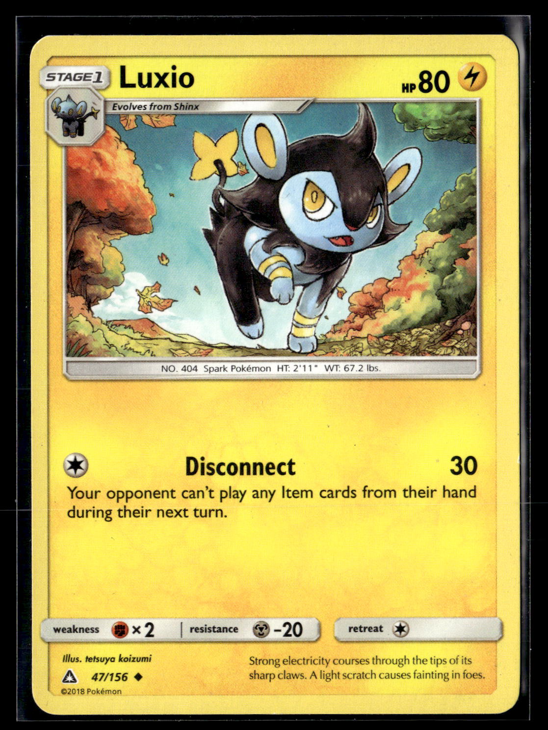 SM - Ultra Prism #47/156 Luxio