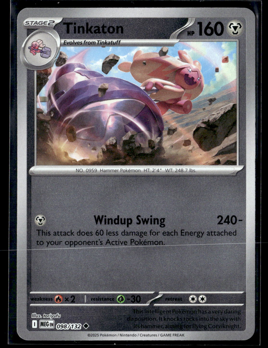 ME01: Mega Evolution #098/132 Tinkaton
