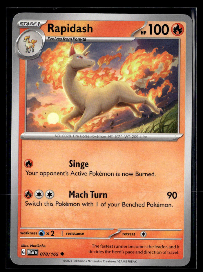 SV: Scarlet & Violet 151 #078/165 Rapidash