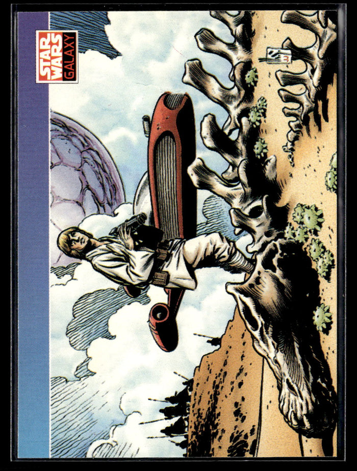 1993 Topps Star Wars Galaxy #122 Luke Skywalker