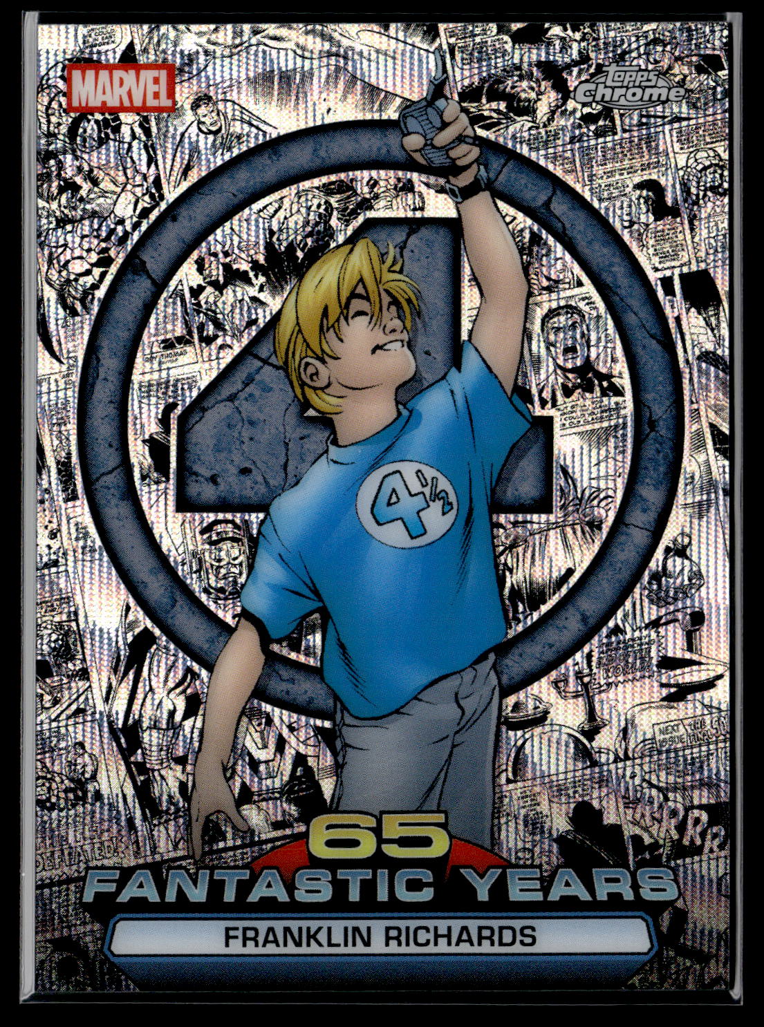 2026 Topps Chrome Marvel Comics #FY-08 Franklin Richards 65 Fantastic Years
