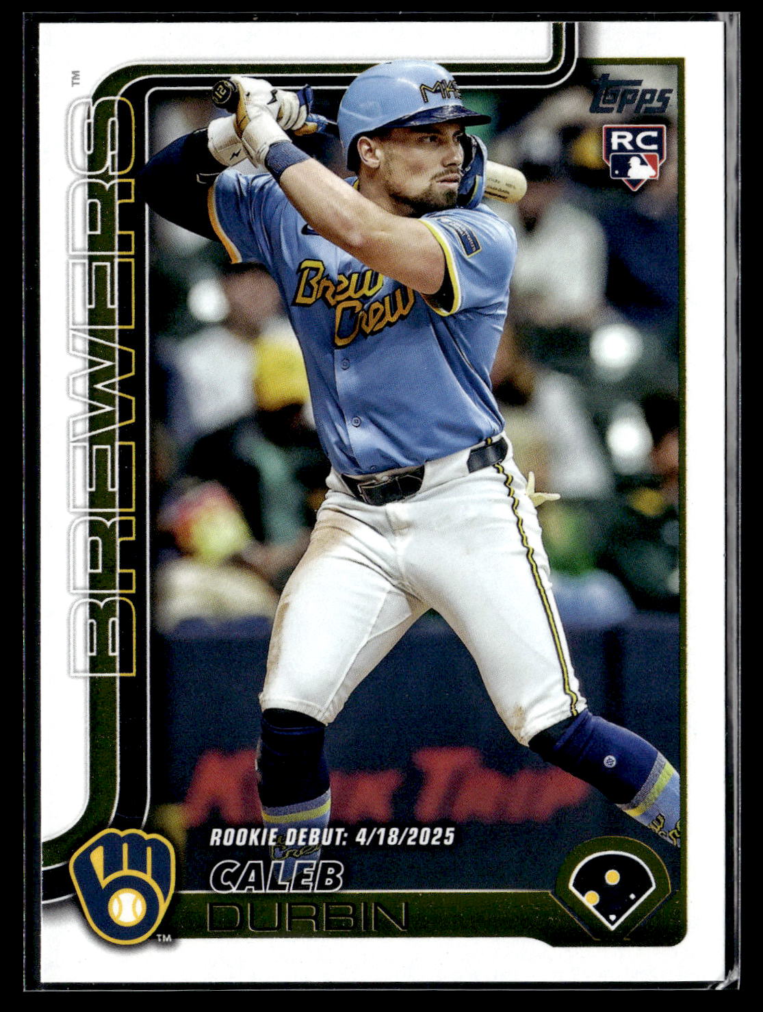 2025 Topps Update #US59 Caleb Durbin