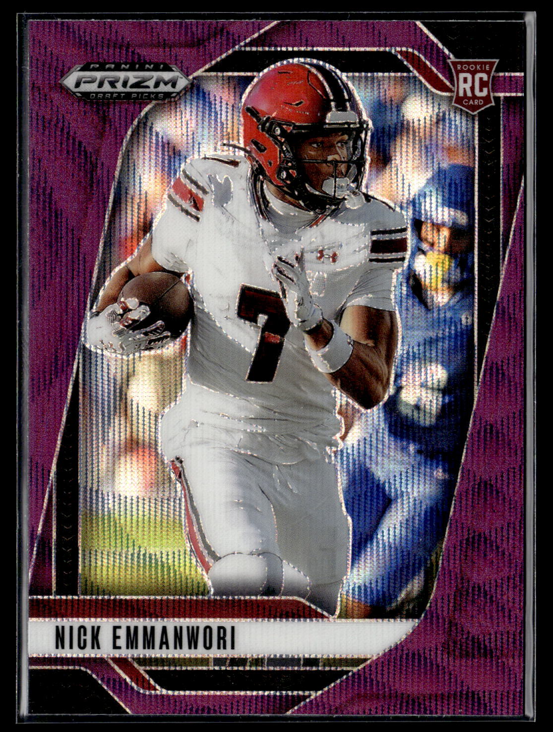 2025 Panini Prizm Draft Picks #114 Nick Emmanwori Prizms Purple Wave
