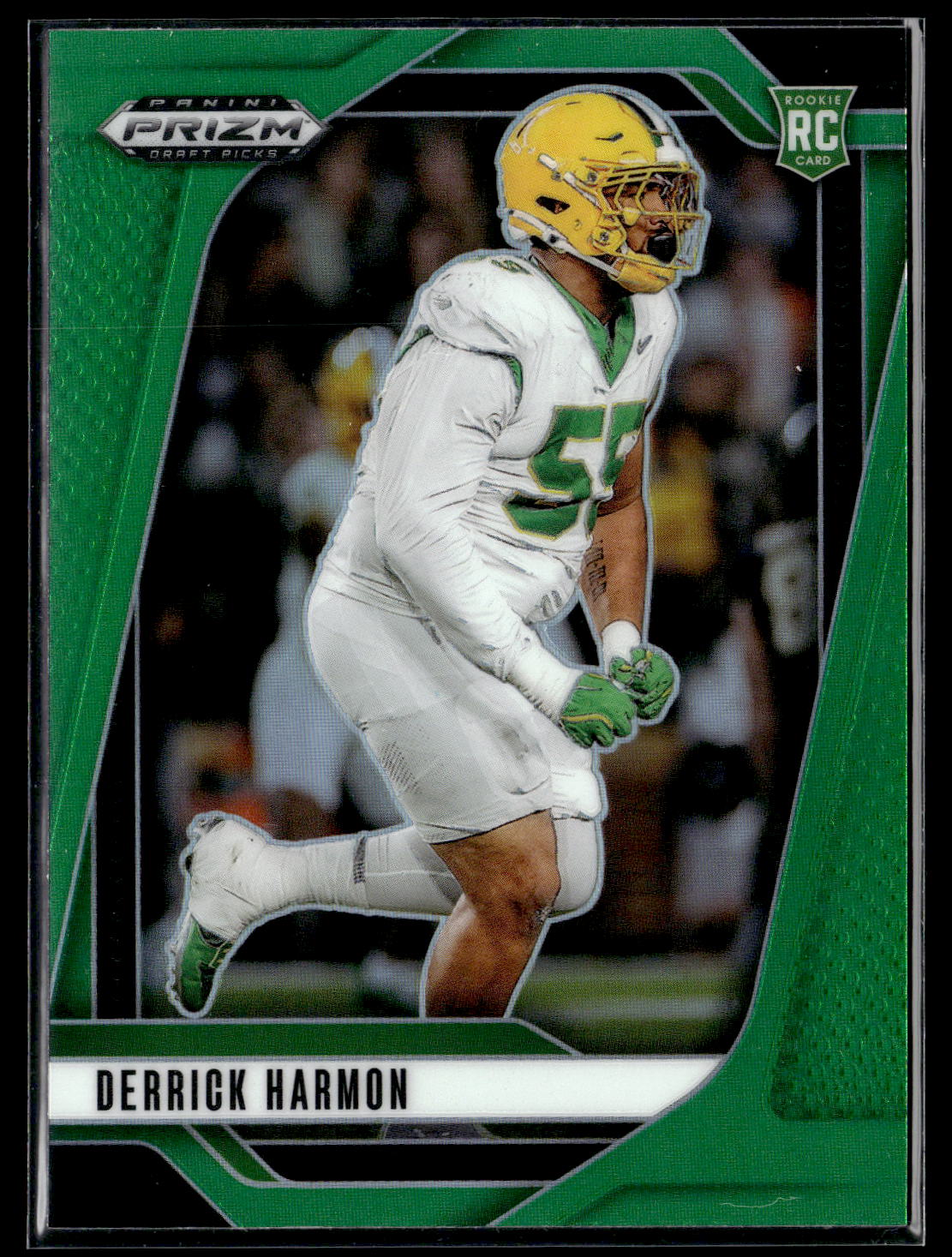 2025 Panini Prizm Draft Picks #96 Derrick Harmon Prizms Green