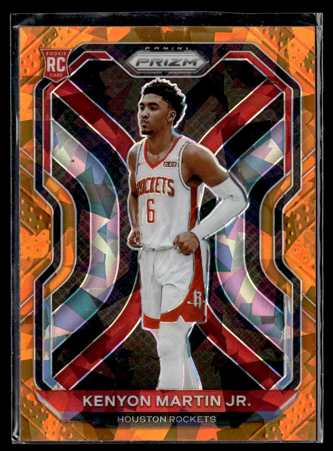 2020-21 Panini Prizm #265 Kenyon Martin Jr. Orange Ice Prizms Rookie