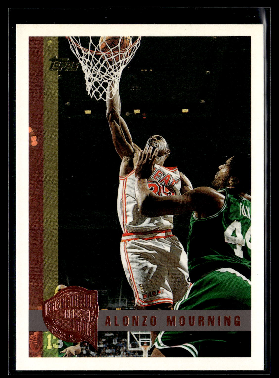 1997-98 Topps #101 Alonzo Mourning Minted in Springfield