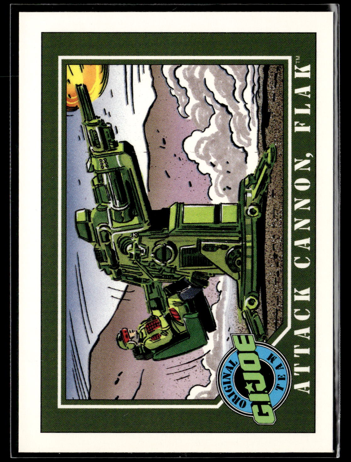 1991 Impel G.I. Joe #56 Attack Cannon, FLAK
