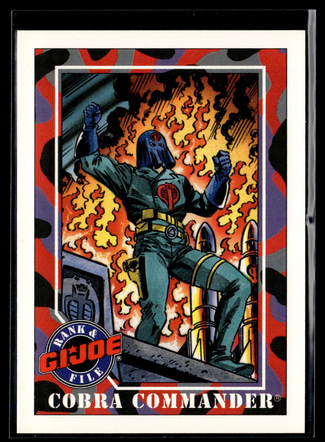 1991 Impel G.I. Joe #32 Cobra Commander