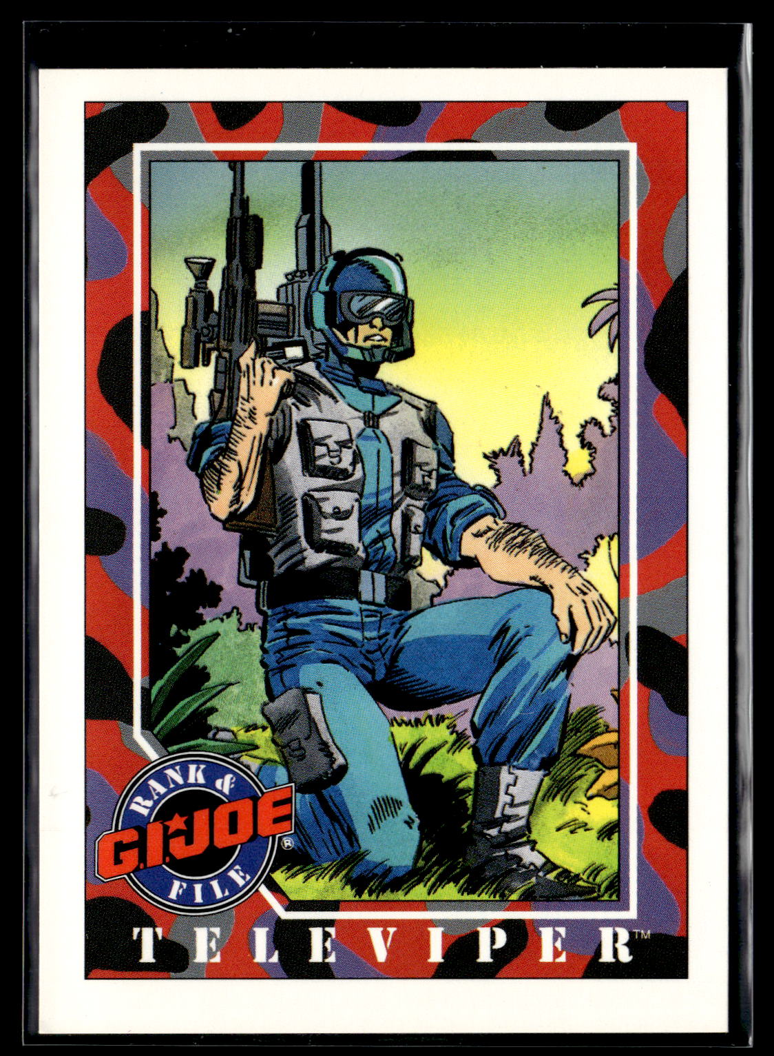 1991 Impel G.I. Joe #33 Televiper