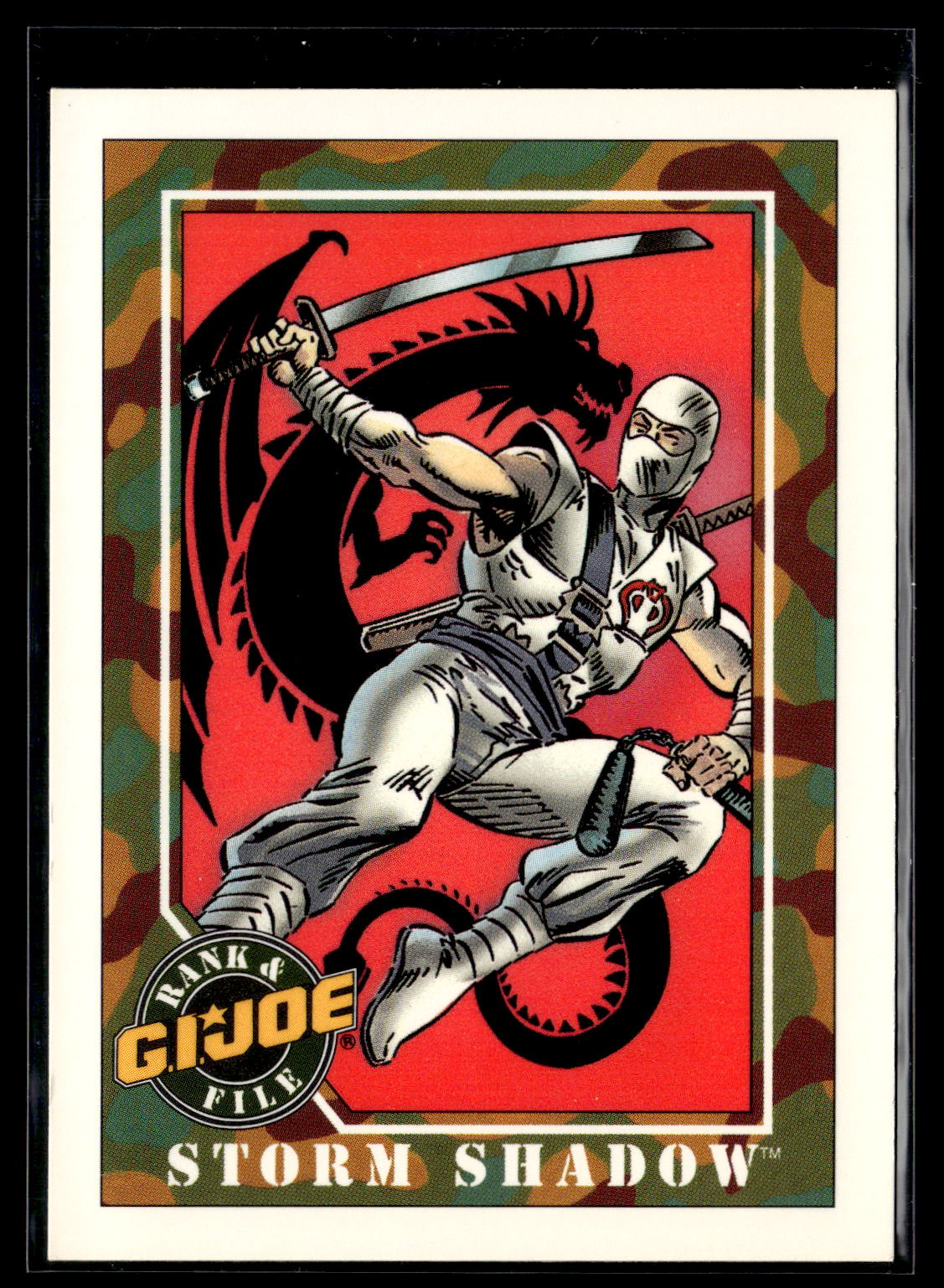 1991 Impel G.I. Joe #28 Storm Shadow