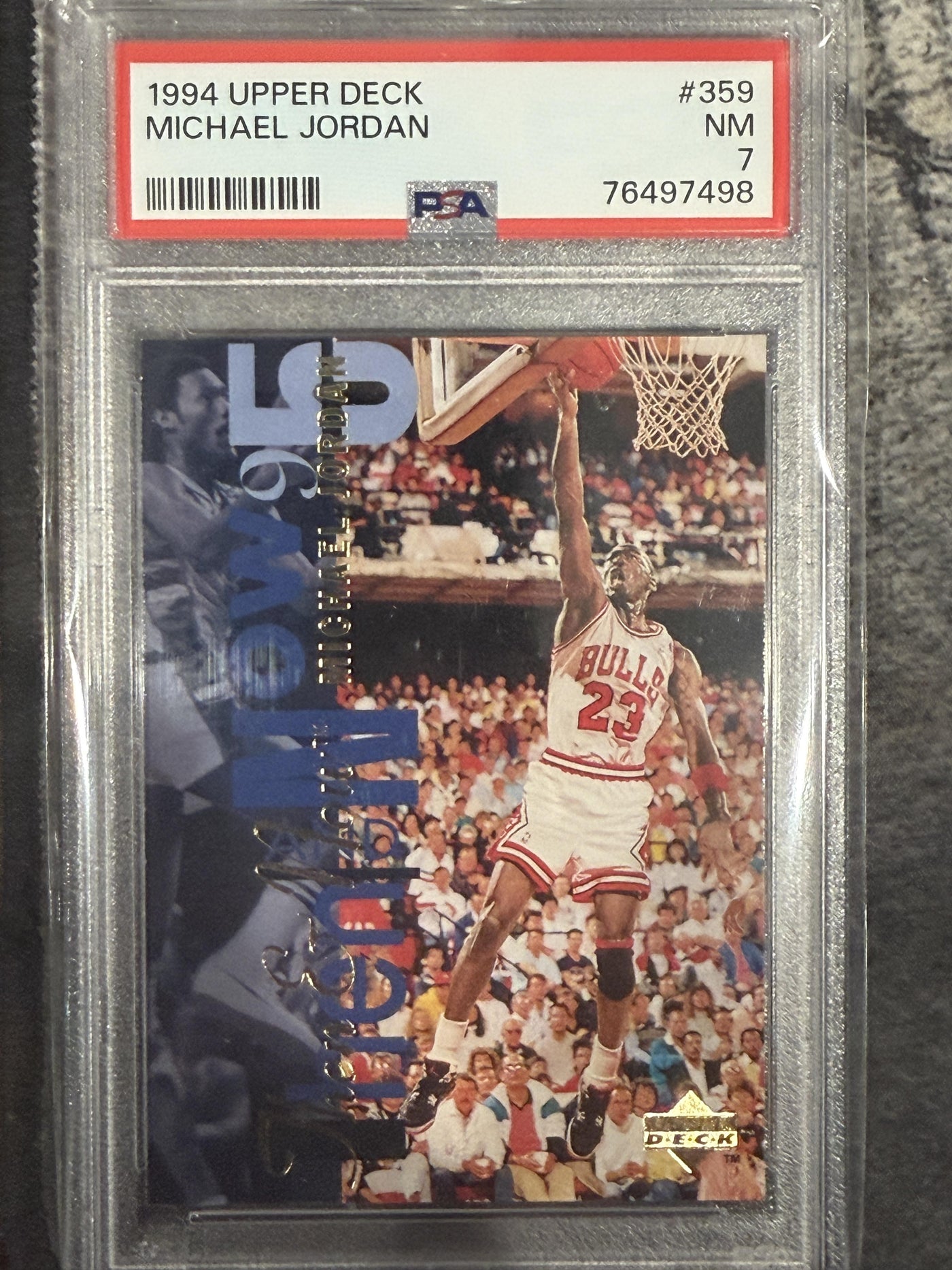 1994-95 Upper Deck #359 Michael Jordan PSA 7