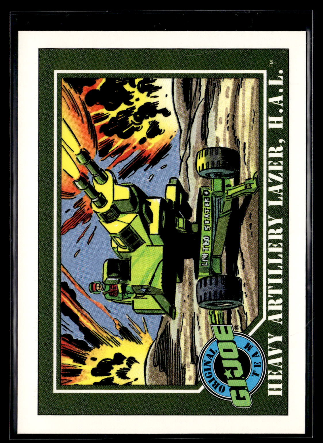 1991 Impel G.I. Joe #58 Heavy Artillery Lazer, H.A.L.